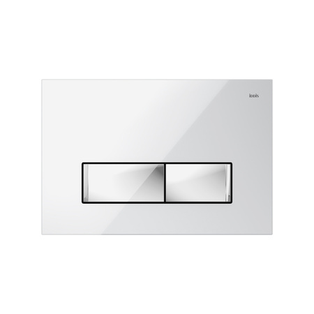 Клавиша смыва IDDIS белая Uniglass 001 (UNG01GWi77)